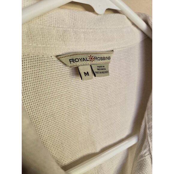 Royal Robbins Ladies 100% Cotton Gauze Long Sleeve Button Down Size Medium Trvl - Picture 5 of 5